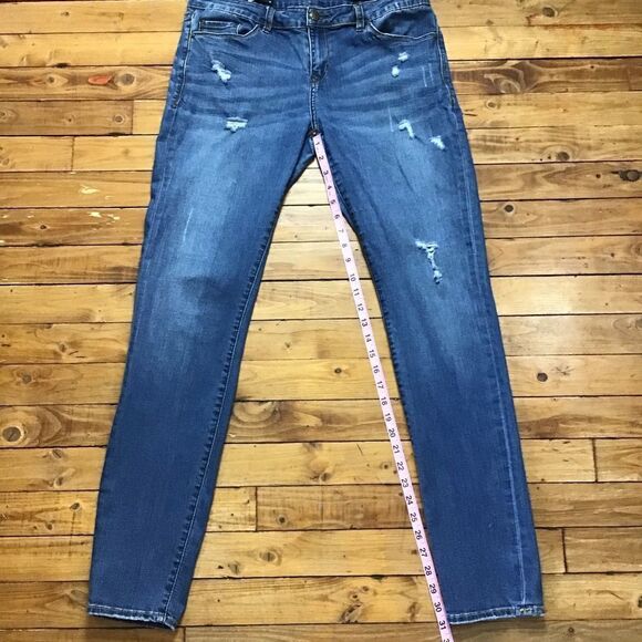 WILLIAM Rast jeans Reese skinny size 31 ripped light denim jeans boyfriend - Picture 8 of 15